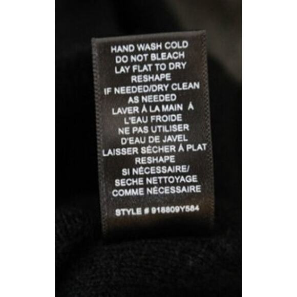 Rebecca Taylor Medium Ruffle Edge Black Turtleneck Long Sleeve - Picture 4 of 4